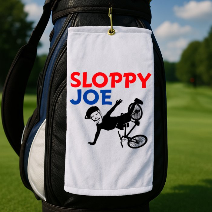 Sloppy Joe Bicycle Funny Sarcastic Golf Towel
