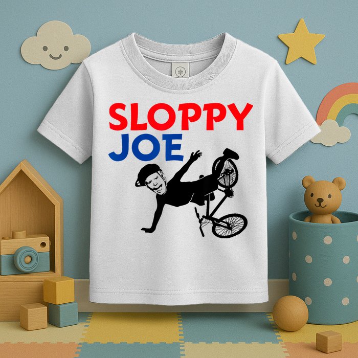 Sloppy Joe Bicycle Funny Sarcastic Toddler T-Shirt