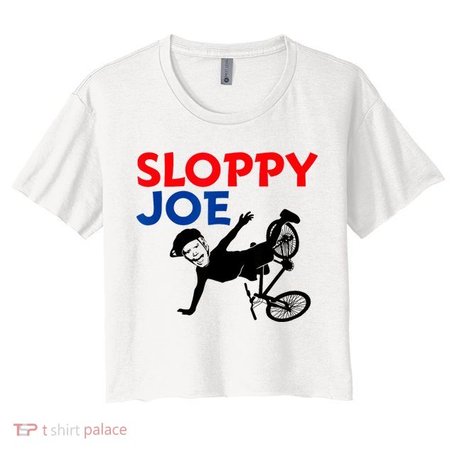 Sloppy Joe Bicycle Funny Sarcastic Crop Top