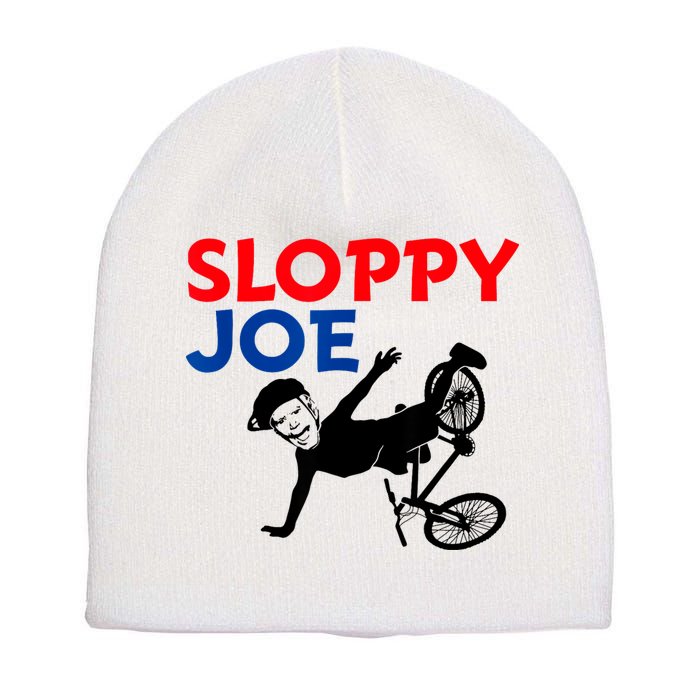 Sloppy Joe Bicycle Funny Sarcastic Short Acrylic Beanie
