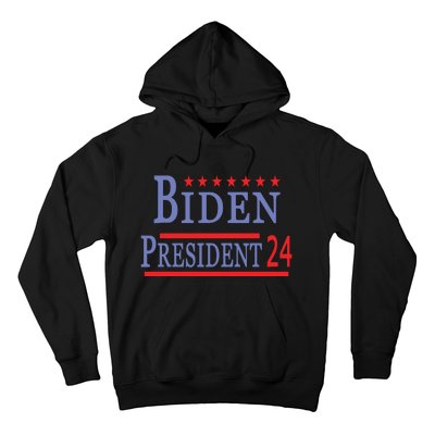 Support Joe Biden For President 2024 Presidential Election Long Sleeve Hoodie