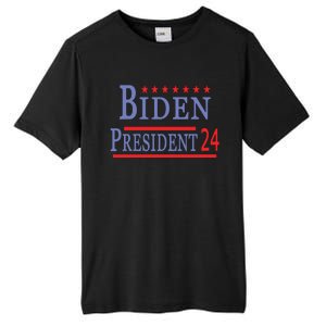 Support Joe Biden For President 2024 Presidential Election Long Sleeve Tall Fusion ChromaSoft Performance T-Shirt