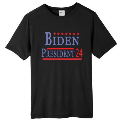 Support Joe Biden For President 2024 Presidential Election Long Sleeve Tall Fusion ChromaSoft Performance T-Shirt