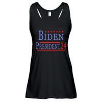 Support Joe Biden For President 2024 Presidential Election Long Sleeve Ladies Essential Flowy Tank