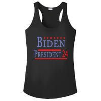 Support Joe Biden For President 2024 Presidential Election Long Sleeve Ladies PosiCharge Competitor Racerback Tank