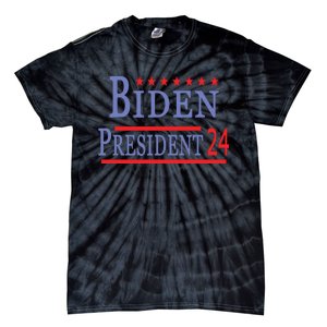 Support Joe Biden For President 2024 Presidential Election Long Sleeve Tie-Dye T-Shirt