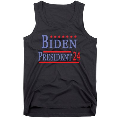 Support Joe Biden For President 2024 Presidential Election Long Sleeve Tank Top