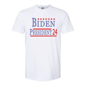 Support Joe Biden For President 2024 Presidential Election Long Sleeve Softstyle CVC T-Shirt