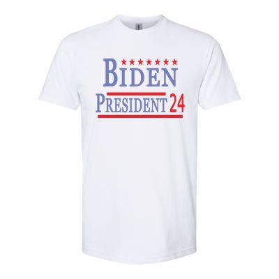 Support Joe Biden For President 2024 Presidential Election Long Sleeve Softstyle® CVC T-Shirt