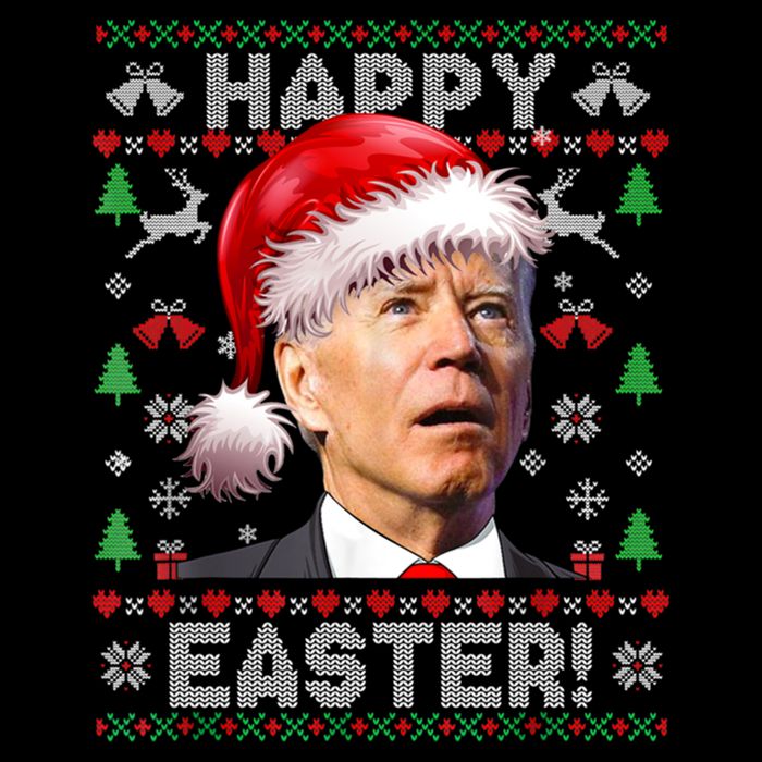 Santa Joe Biden Happy Easter Ugly Christmas Sweater Mug
