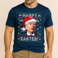 Santa Joe Biden Happy Easter Ugly Christmas Sweater Performance Shirt