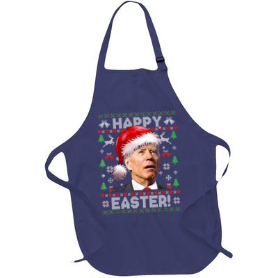 Santa Joe Biden Happy Easter Ugly Christmas Sweater Apron