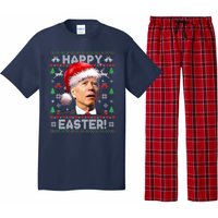 Santa Joe Biden Happy Easter Ugly Christmas Sweater Pajama Set