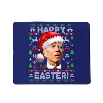 Santa Joe Biden Happy Easter Ugly Christmas Sweater Mousepad