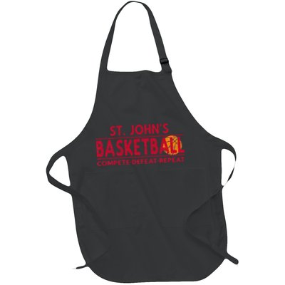 St. Johns Basketball Compete Defeat Repeat Apron