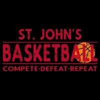 St. Johns Basketball Compete Defeat Repeat Button