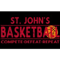 St. Johns Basketball Compete Defeat Repeat Bumper Sticker