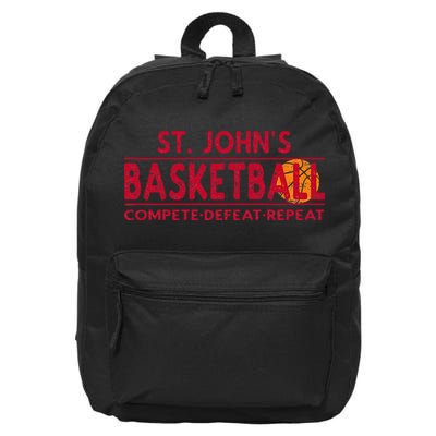 St. Johns Basketball Compete Defeat Repeat 16 in Basic Backpack
