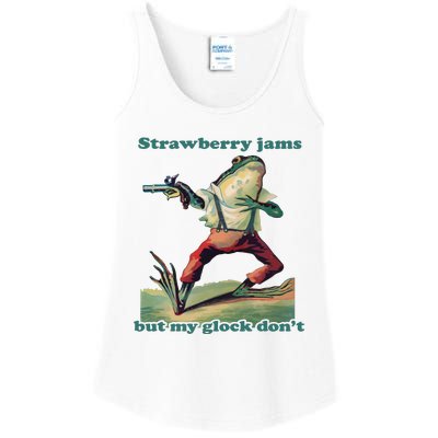 Strawberry Jams But My Glo.Ck Dont Ladies Essential Tank