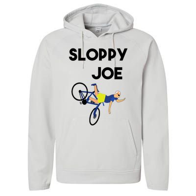 Sloppy Joe Bicycle Funny Sarcastic Performance Fleece Hoodie