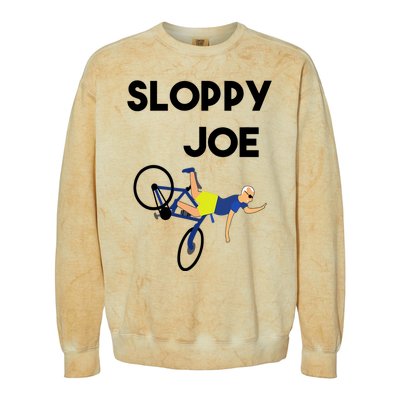 Sloppy Joe Bicycle Funny Sarcastic Colorblast Crewneck Sweatshirt