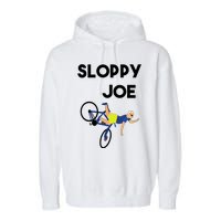 Sloppy Joe Bicycle Funny Sarcastic Garment-Dyed Fleece Hoodie