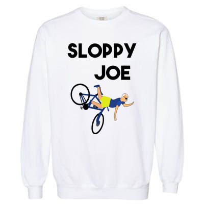 Sloppy Joe Bicycle Funny Sarcastic Garment-Dyed Sweatshirt