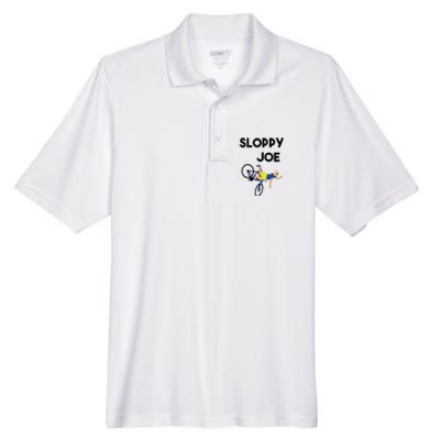 Sloppy Joe Bicycle Funny Sarcastic Men's Origin Performance Pique Polo