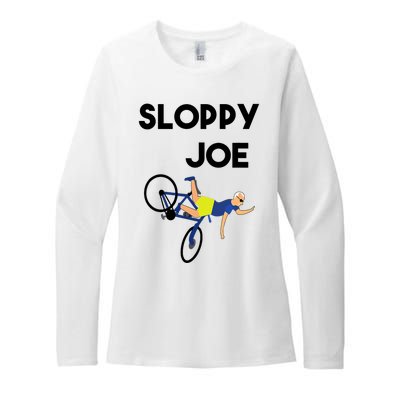 Sloppy Joe Bicycle Funny Sarcastic Womens CVC Long Sleeve Shirt