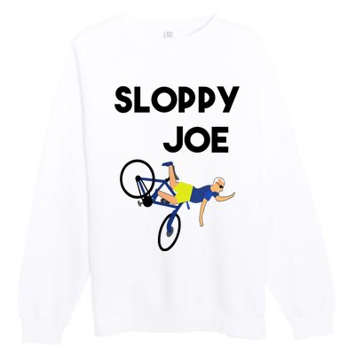 Sloppy Joe Bicycle Funny Sarcastic Premium Crewneck Sweatshirt