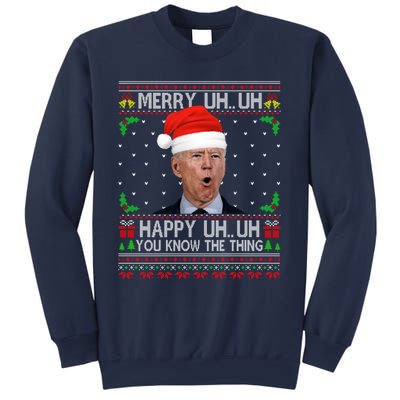 Santa Joe Biden Merry Uh Uh Christmas Ugly Sweater Sweatshirt