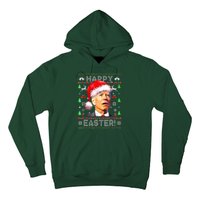 Santa Joe Biden Happy Easter Ugly Christmas  Hoodie