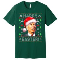 Santa Joe Biden Happy Easter Ugly Christmas  Premium T-Shirt