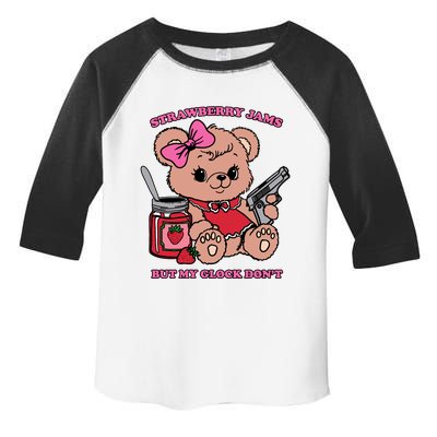 Strawberry Jams But My Guns Don’T. Toddler Fine Jersey T-Shirt