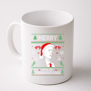 Santa Joe Biden Merry Thanksgiving Ugly Christmas Cool Gift Coffee Mug