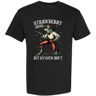 Strawberry Jams But My Gun DonT Garment-Dyed Heavyweight T-Shirt