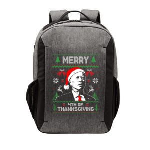 Santa Joe Biden Merry Thanksgiving Ugly Christmas Gift Vector Backpack