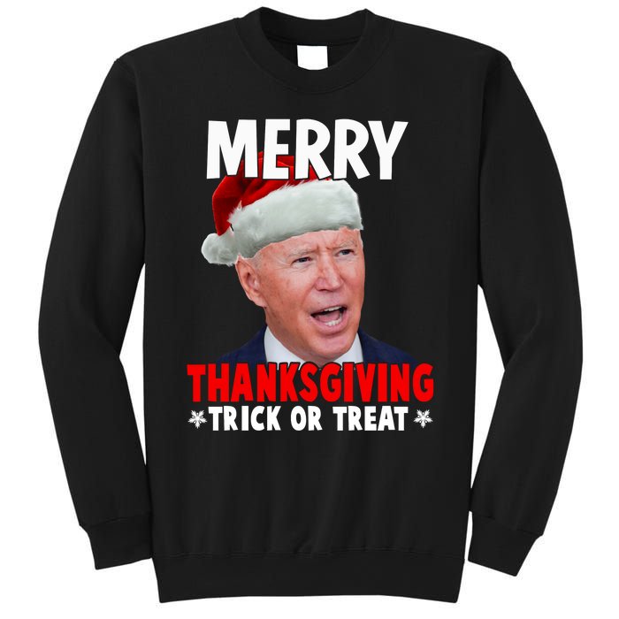 Santa Joe Biden Merry Thanksgiving Christmas Ugly Sweater Sweatshirt