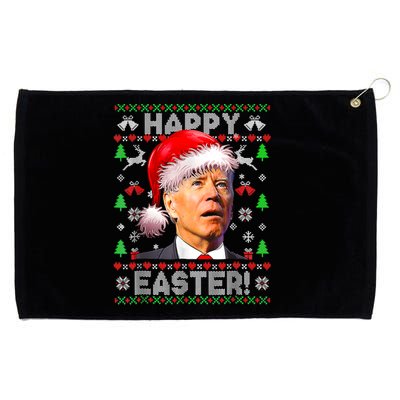 Santa Joe Biden Happy Easter Ugly Christmas Confused Grommeted Golf Towel