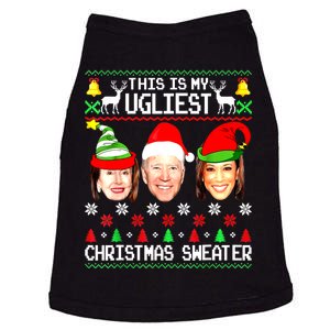 Santa Joe Biden This Is My Ugliest Christmas Sweater Ugly Doggie Tank