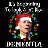 Santa Joe Biden It’s Beginning To Look A Lot Like Dementia Short Acrylic Beanie