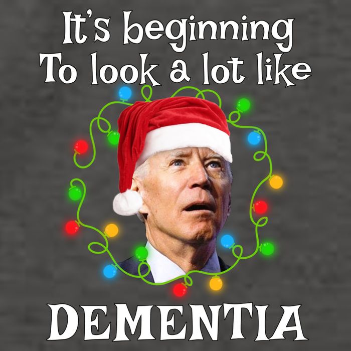 Santa Joe Biden It’s Beginning To Look A Lot Like Dementia Vector Backpack