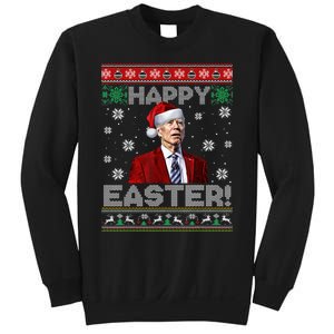 Santa Joe Biden Happy Easter Ugly Sweater Funny Christmas Sweatshirt Sweatshirt