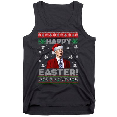 Santa Joe Biden Happy Easter Ugly Sweater Funny Christmas Sweatshirt Tank Top