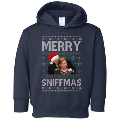 Santa Joe Biden Stephanie Carter Merry Sniffmas Christmas Toddler Hoodie