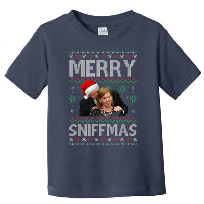 Santa Joe Biden Stephanie Carter Merry Sniffmas Christmas Toddler T-Shirt