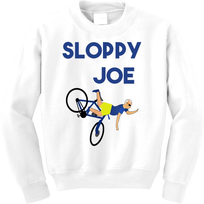 Sloppy Joe Bicycle Funny Sarcastic Kids Sweatshirt