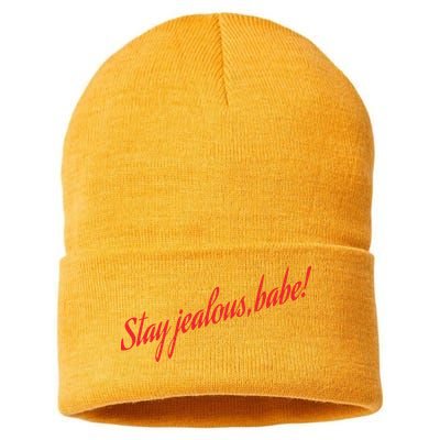 Stay Jealous Babe Sustainable Knit Beanie