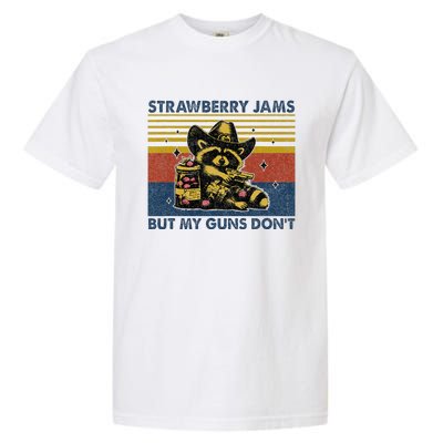 Strawberry Jams But My Toy Dont Western Cowboy Raccoon Garment-Dyed Heavyweight T-Shirt