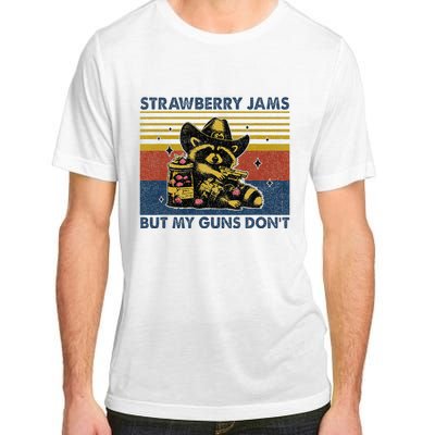 Strawberry Jams But My Toy Dont Western Cowboy Raccoon Adult ChromaSoft Performance T-Shirt